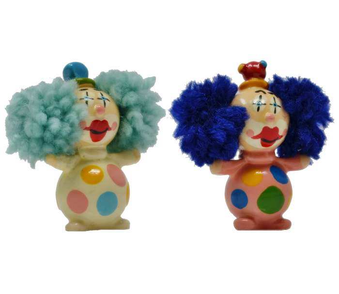 Marble Clown Standing Set of 2